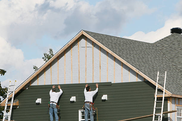 Professional Siding Installation technician working in Alum Bank, PA